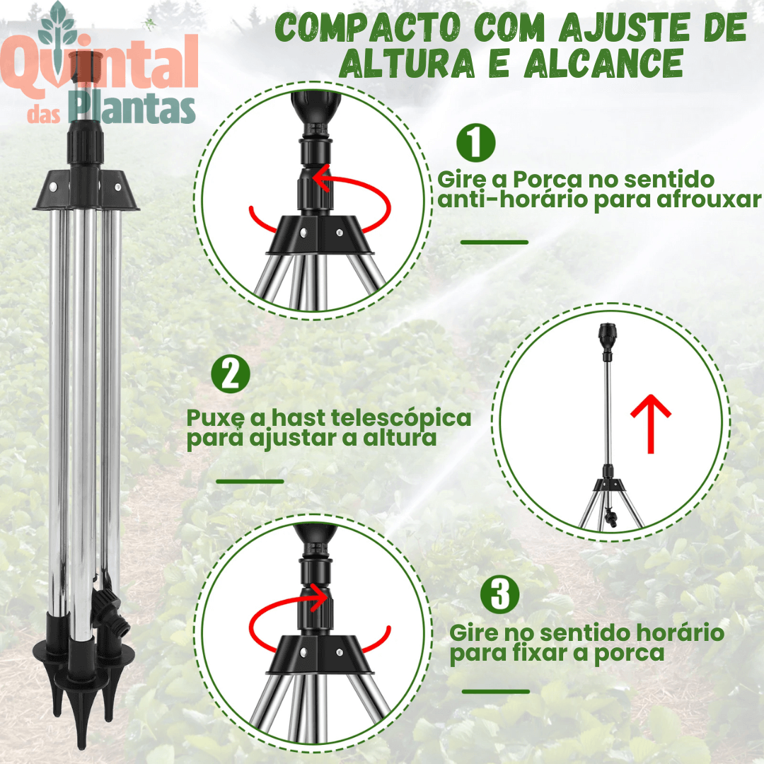 irrigador rotativo